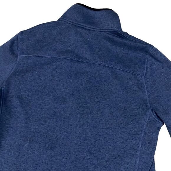 Ocean Coast Men’s Medium Navy Fleece Full Zip Jacket with Black Trim & Zip Pocke - Picture 9 of 9